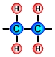 C2H4 ethene monomer